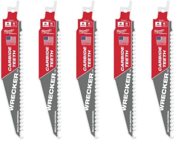 Milwaukee Tigersagblad TCT WRE 150/6T 5 stk