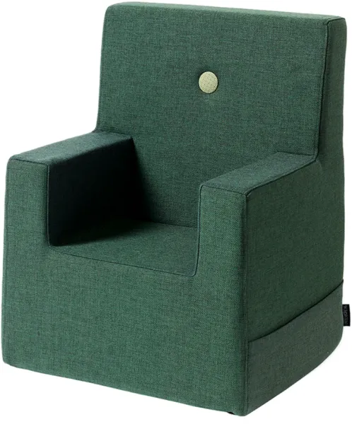 Barnestol XL - grønn/lysegrønn knapp