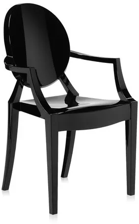 Kartell Lou Lou Ghost spisestuestol - Kids - Svart