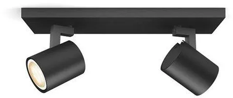 Philips Hue Runner Dobbel Spot Svart