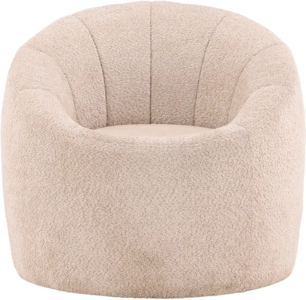 VENTURE DESIGN Warren lenestol - beige boucléstoff