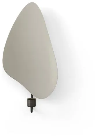 Audo Flambeau Vegglysestake H34 Bruneret Messing/Grå