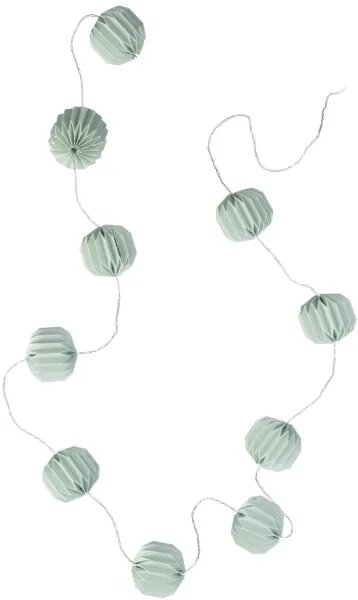 Yulia, Lyskjede, grønn, H15x10x250 cm