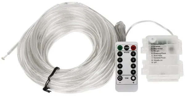 Lyskjede med farget lys