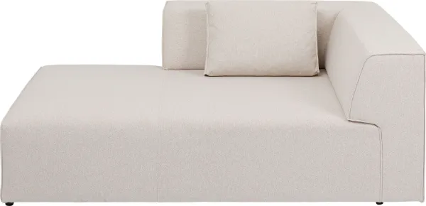 KARE DESIGN Infinity Ottomane Elements Cream Left modul - krem polyester og polypropylen