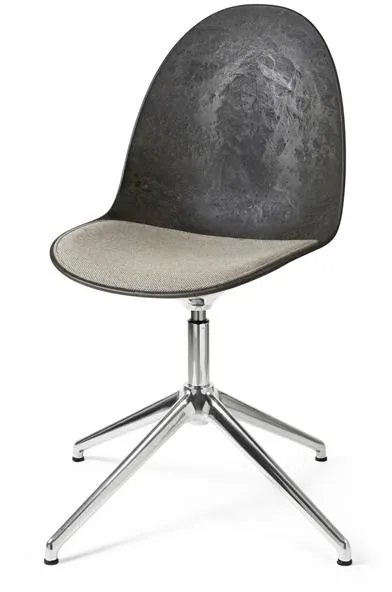 Mater Eternity Swivel Spisestuestol Aluminium m. Polstret sete 218 Beige