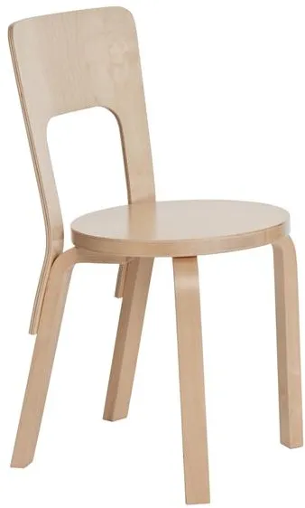 artek 66 spisestuestol bjørk