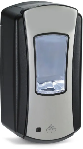 Utgår: Pristine såpedispenser med sensor, LTX, svart/krom, 1200 ml