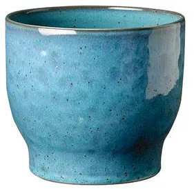 Knabstrup Keramikk blomsterpotte, støvete blå - Ø:16,5 cm