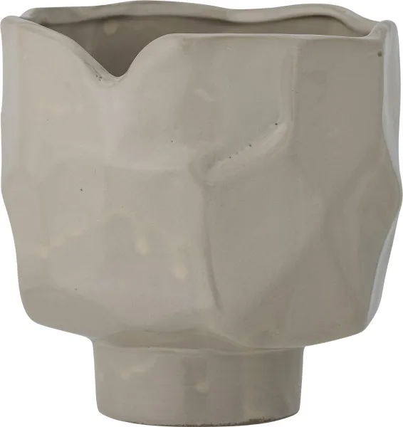 Sella, Urtepotte, grå, steingods